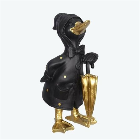YOUNGS Duck Holding Umbrella, Black 72459